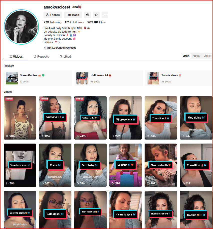 Ana - Beauty & Fashion host