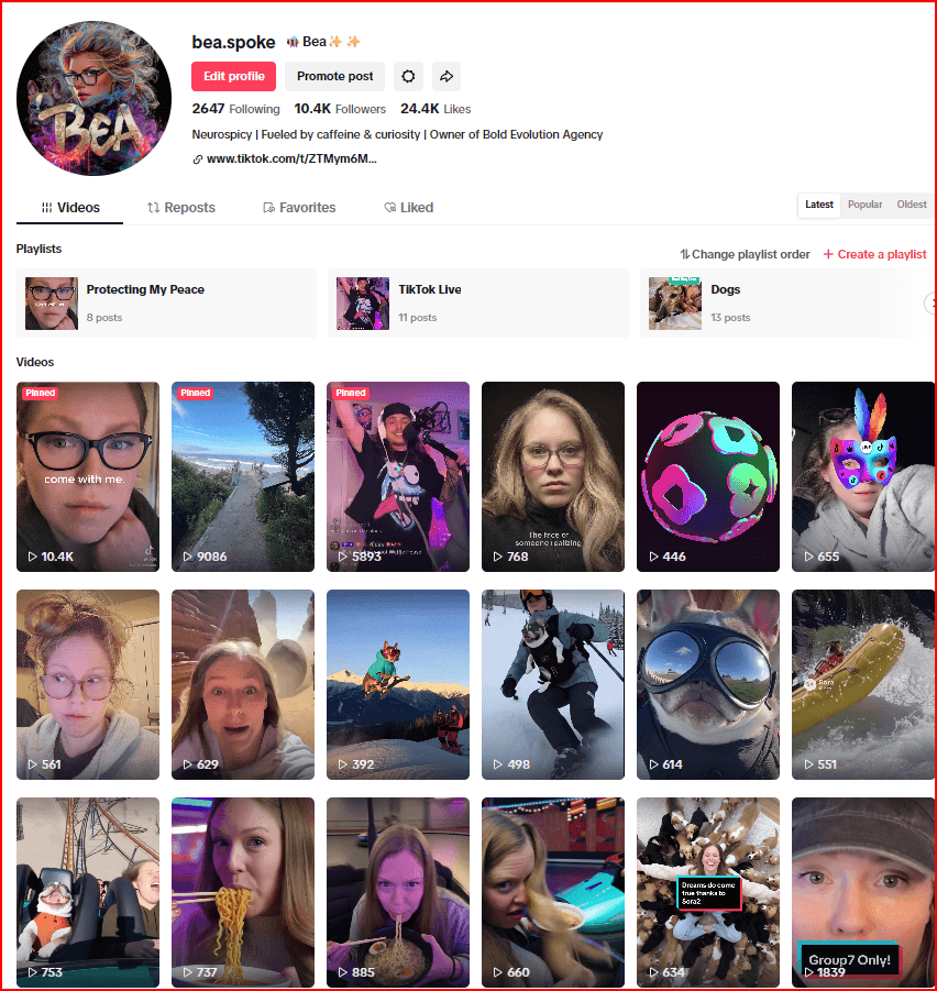 Bea - Owner of Bold Evolution Agency